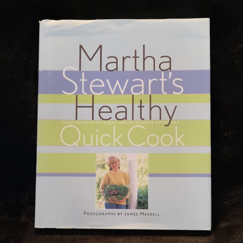 First Edition 1997 Martha Stewart's Healthy Quick Cook Book Out-of-Print in EUC